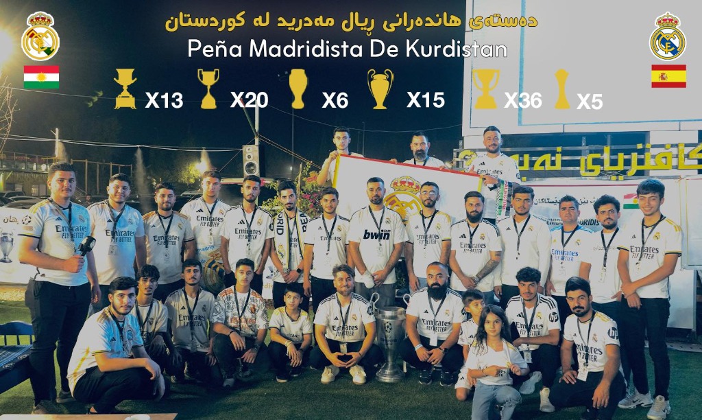 Peña Madridista de Kurdistan Group Photo